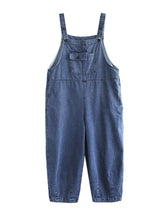 Artsy Korean Style Overalls Dungarees Vintage Denim Women Overalls Dungarees