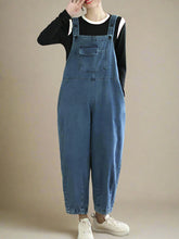 Artsy Korean Style Overalls Dungarees Vintage Denim Women Overalls Dungarees
