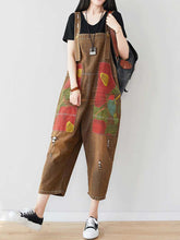 Art Patchwork Denim Overalls Dungarees
Denim Printed Women Dungarees