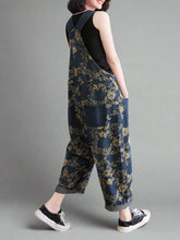 Floral Fields Jumpsuit Overall Dungaree  Denim Women Dungarees