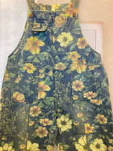 Floral Cotton Overalls Dungarees