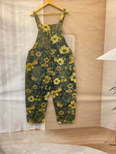 Floral Cotton Overalls Dungarees