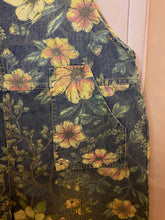 Floral Cotton Overalls Dungarees