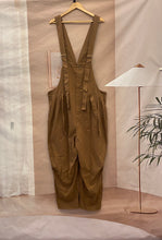 Asymmetrical Denim Overalls Dungarees