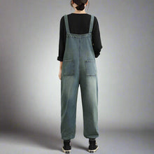 Retro Pocketed Denim Bib Dungaree