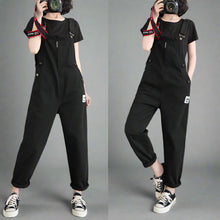 Black Denim Overall Adjustable Dungarees