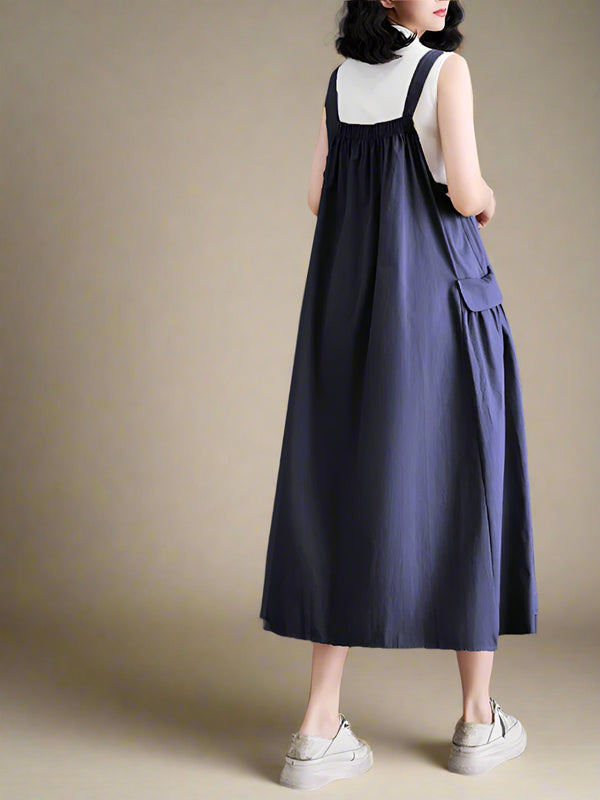 Boho Breeze Sleeveless Overall Dungaree Boho Women Dungarees