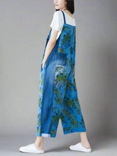 Floral Printed Front And Back Pockets Overalls Dungarees
Floral Printed Women Dungarees