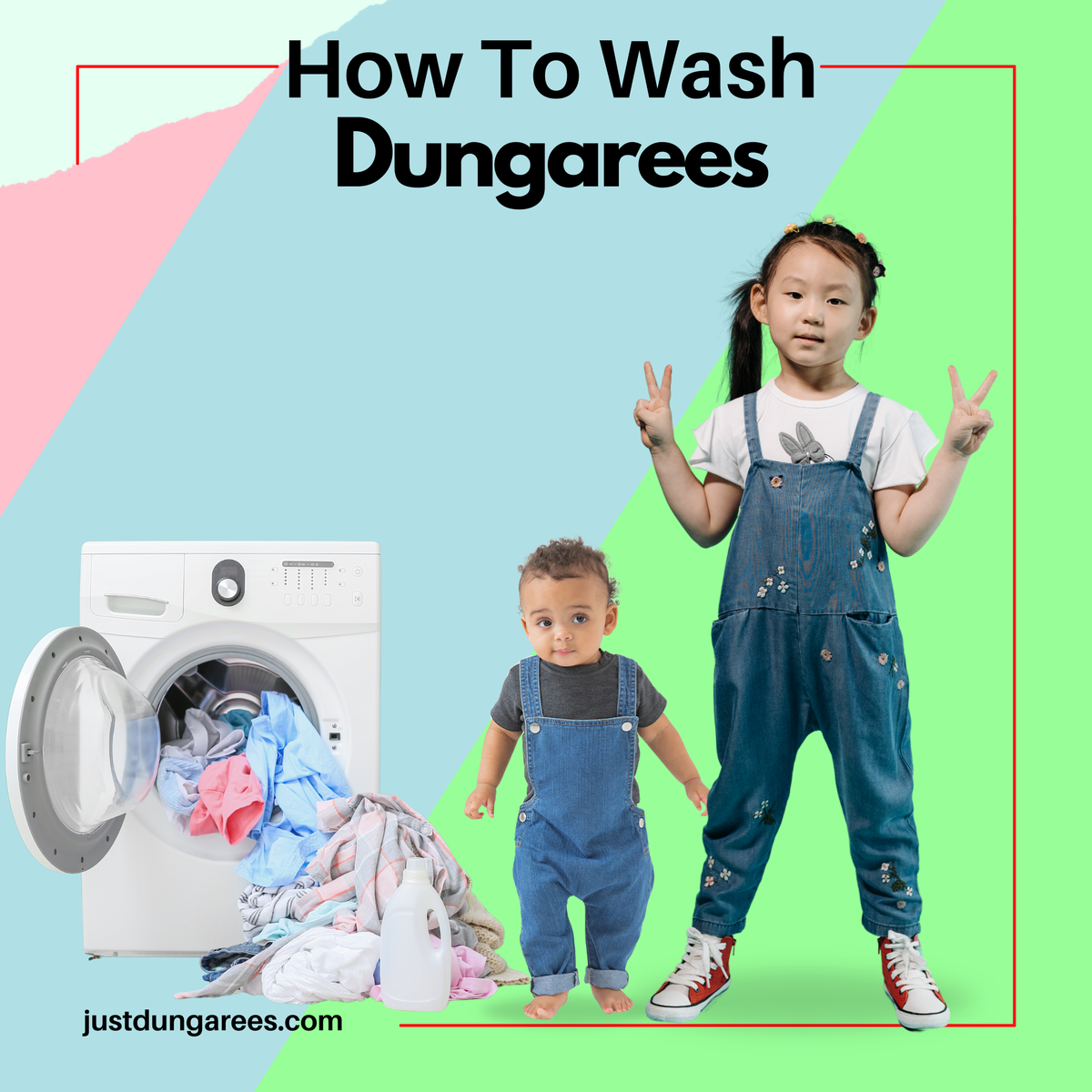 How To Wash A Dungaree?