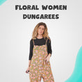 Floral Women Dungarees