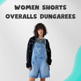 Women Shorts Overalls Dungarees