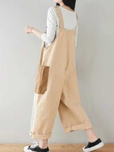 Contrasting Patchwork Overalls Dungarees
Denim Women Dungarees