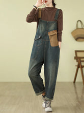 Stellar Lace Denim Overalls Dungarees Vintage Women Overalls Dungarees