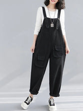 Loose Denim Overalls Dungarees Vintage Women Overalls Dungarees