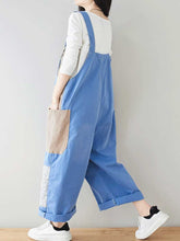 Contrasting Patchwork Overalls Dungarees
Denim Women Dungarees