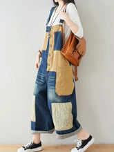 Contrasting Patchwork Overalls Dungarees
Denim Women Dungarees