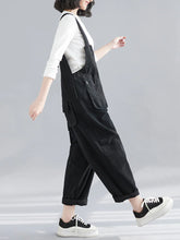 Loose Denim Overalls Dungarees Vintage Women Overalls Dungarees