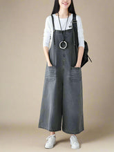 Loose Spaghetti Straps Overalls Dungarees Denim Women Dungarees