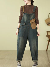 Stellar Lace Denim Overalls Dungarees Vintage Women Overalls Dungarees