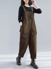 Loose Denim Overalls Dungarees Vintage Women Overalls Dungarees