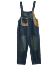 Loose Casual Chic Overalls Dungarees Denim Women Dungarees