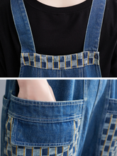 Artistic Denim Overalls Dungarees
Printed Denim Women Dungarees