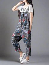 Floral Printed Denim Loose Overalls Dungarees
Floral Denim Printed Women Dungarees