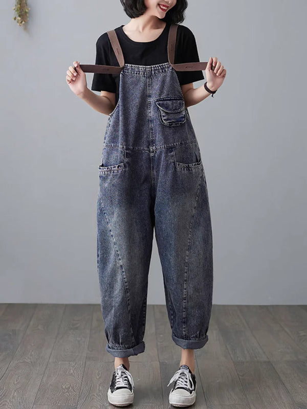 Harlan Style Overalls Dungarees
Denim Women Dungarees