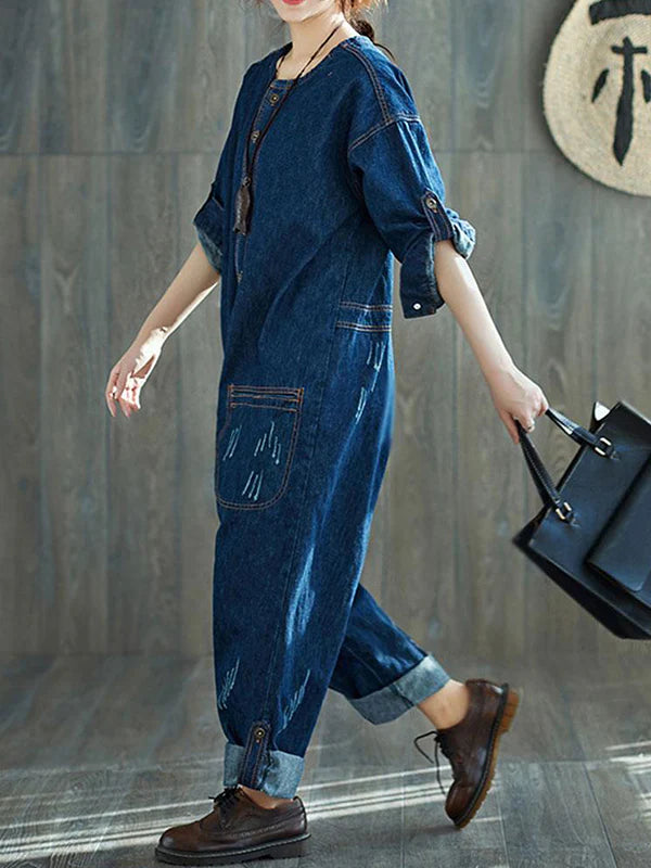 50s Revival Overalls Dungarees Vintage Women Overalls Dungarees