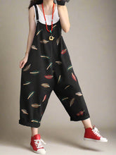 Feather Print Overalls Dungarees
Printed Women Dungarees