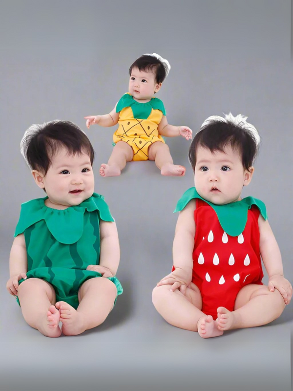 Fruit Print Baby Romper