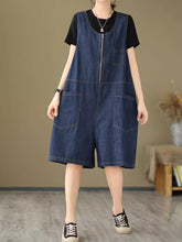 Casual Workwear Short Overalls  Dungarees Women Short Dungarees