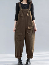 Loose Denim Overalls Dungarees Vintage Women Overalls Dungarees