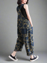 Floral Fields Jumpsuit Overall Dungaree  Denim Women Dungarees