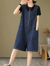 Casual Workwear Short Overalls  Dungarees Women Short Dungarees