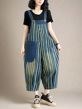 Stripped Patchwork Denim Overalls Dungarees
Printed Women Dungarees