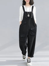 Loose Denim Overalls Dungarees Vintage Women Overalls Dungarees