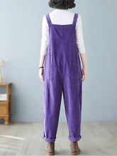 Corduroy Bibs Overalls Dungarees Vintage Women Overalls Dungarees