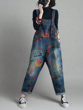 Vintage Drippin Cotton Overalls Dungarees
Floral Printed Denim Dungaree