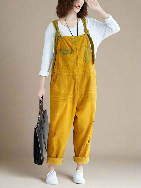 Corduroy Vintage Overalls Dungarees
Denim Women Dungarees