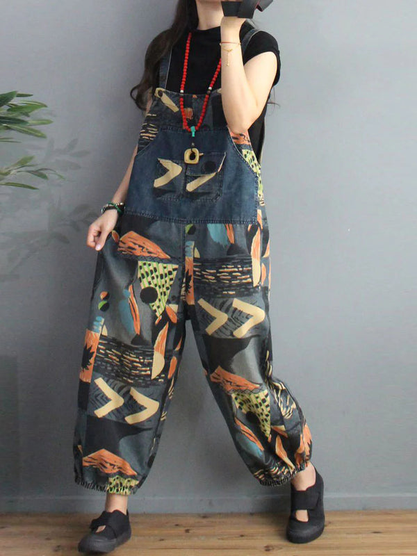 Abstract Print Overalls Dungarees
Printed Women Dungarees