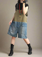 Vintage Short Overalls Dungarees Vintage Women Overalls Dungarees