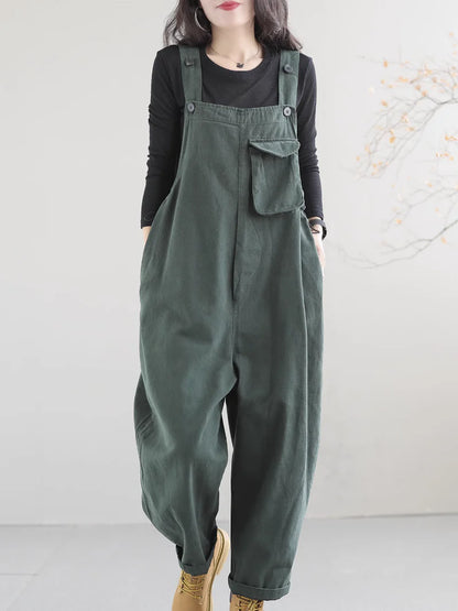 Unique Stripped Overalls Dungarees