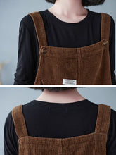 Corduroy Bibs Overalls Dungarees Vintage Women Overalls Dungarees