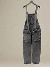 Street Punk Style Vintage Overalls Dungarees,Women Overalls Dungarees