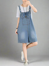 High-Waisted Short Overall Dungaree Women Short Dungarees