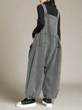 Street Punk Style Vintage Overalls Dungarees,Women Overalls Dungarees