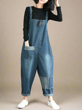 Literary Patch Overalls Dungarees Vintage Women Overalls Dungarees