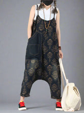 Vintage Baggy Overalls Dungarees
Floral Printed Women Dungarees