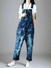 Ripped Printed Denim Overalls Dungarees
Floral Printed Women Dungarees